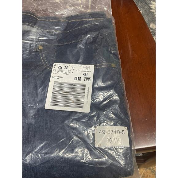 Woman Within Extended Plus Size 36W Jean Capri Slightly Distressed Med Wash - Picture 6 of 12